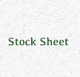 Stock Sheet